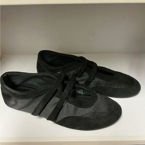 Black double Strap Mary Jane Ballet Flats